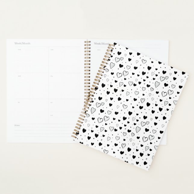 Modern Hearts Pattern Planer (Anzeige)