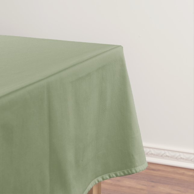 Modern Heritage Solides Moosgrün Tischdecke (Beispiel)
