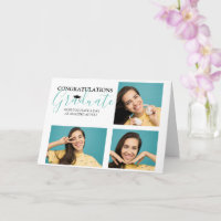 Modern Herzlichen Glückwunsch Graduate Foto Collag