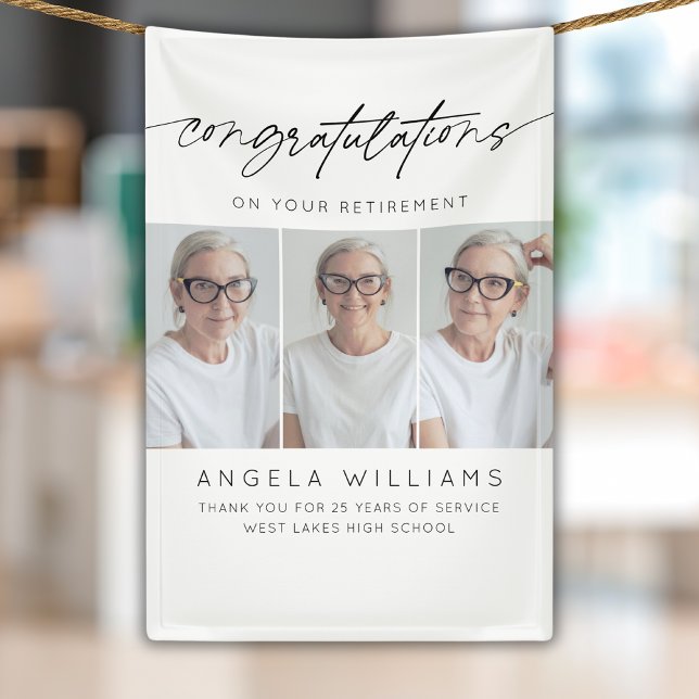 Modern Herzlichen Glückwunsch zu Ihrem Foto für di Banner (Von Creator hochgeladen)