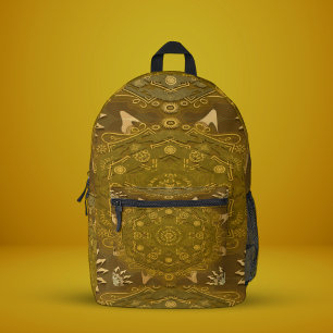 Modern-Hexa-Goldmedaille Bedruckter Rucksack
