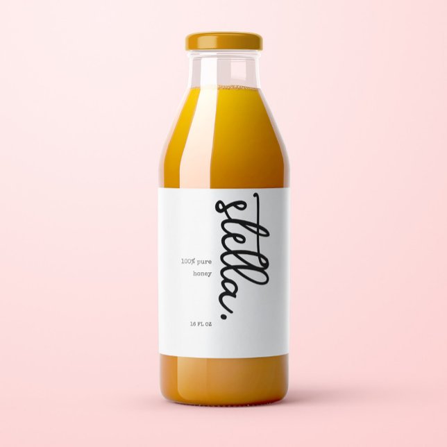 Modern hinzufügen Produktname hinzufügen Alkoholflaschenetikett (Von Creator hochgeladen)