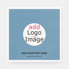 Modern hinzufügen Sie Ihr Logo Promo individuell a Serviette