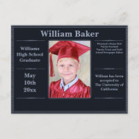 Modern hinzufügen Sie Ihre Foto Abschluss Foto-Kar