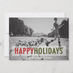 MODERN HOLIDAY   HOLIDAY PHOTO CARD FEIERTAGSKARTE