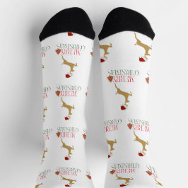 Modern Holiday Socks Christmas Socken