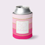 Modern Hot Pink & Gold 50 und fabelhafter Geburtst Dosenkühler<br><div class="desc">Moderner und heller,  rosa und goldener Effekt 50 und ein tolles Geburtstagsspektrum. Wenn Sie weitere Anpassungen benötigen,  kontaktieren Sie mich bitte und ich werde Ihnen gerne weiterhelfen.</div>