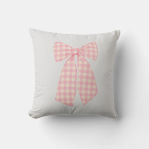 Modern Hübsch Pink Gingham Romantischer Coquette B Kissen