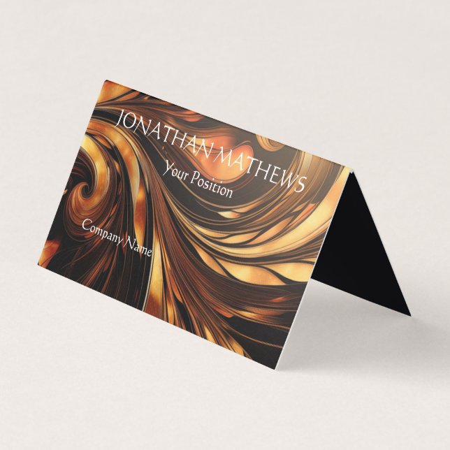 Modern I Abstrakt 4 Visitenkarten (Vorderseite)