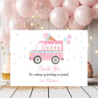 Modern Ice Creme Truck Geburtstag