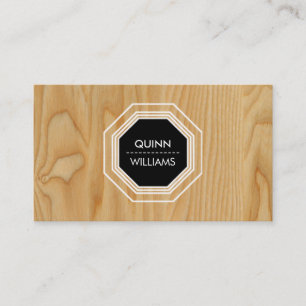 MODERN ICON LOGO einfache Oktogon geometrisch aus  Visitenkarte