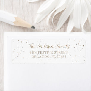 Modern Imitats Gold Calligraphy Weihnachtsansprach