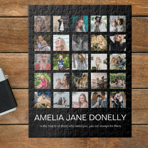 Modern in der Liebe Erinnerungsfotografie Collage Puzzle