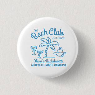 Modern Individuelle Name Island Date Bachelorette Button