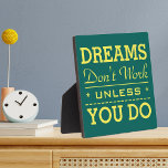 Modern inspirierendes Zitat Fotoplatte<br><div class="desc">Werde inspiriert oder inspirier anderen! Perfekte Tischplatte für Ihr Zimmer oder jeden Arbeitsplatz.</div>