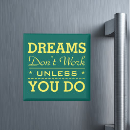 Modern inspirierendes Zitat Magnet