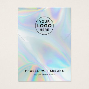 Modern Iridescent Necklace Juwelier Display Card