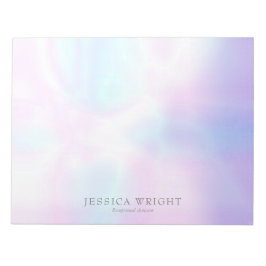 Modern Iridescent Notizblock