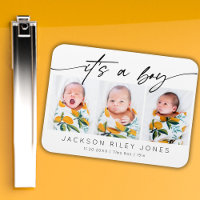 Modern ist es ein Baby Neugeborener 3 Foto Collage