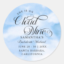 Modern ist sie auf Cloud 9 Bachelorette Wochenende