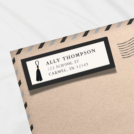 Modern Ivory Graduation Cap Tassel