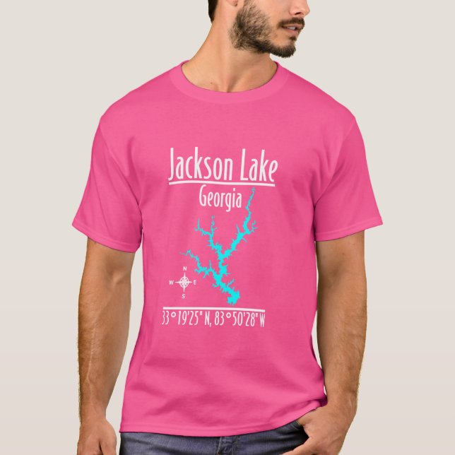 Modern Jackson Lake - Georgia T-Shirt (Vorderseite)