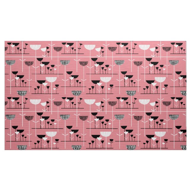 Modern Jazz - Rosa e3868f Stoff (Yard (91,4 cm))