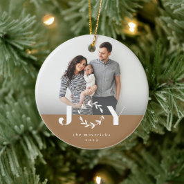 Modern Joad Wreath Foto Weihnachten Keramik Ornament