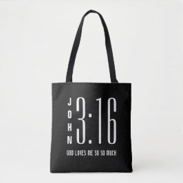 Modern John 3:16 Tote Bag