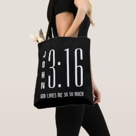 Modern John 3:16 Tote Bag