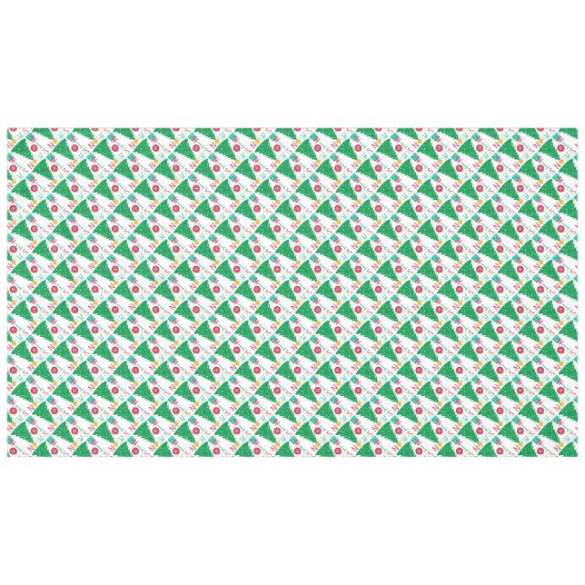 Modern Jolly Christmas Tischdecke (Vorderseite (Horizontal))