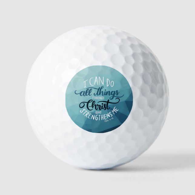 Modern kann ich alles machen golfball (Vorderseite)