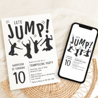 Modern Kids Trampolin Party Geburtstagsparty