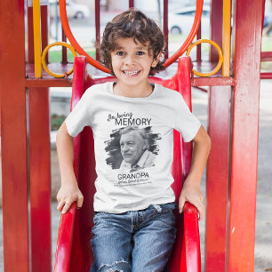 Modern   Kinder   Opa Foto Gedenk T-Shirt