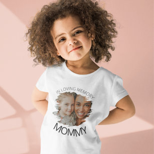 modern   Kinder   Smudge Foto Memorial T - Shirt