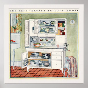 Modern Kitchen 1923 Poster