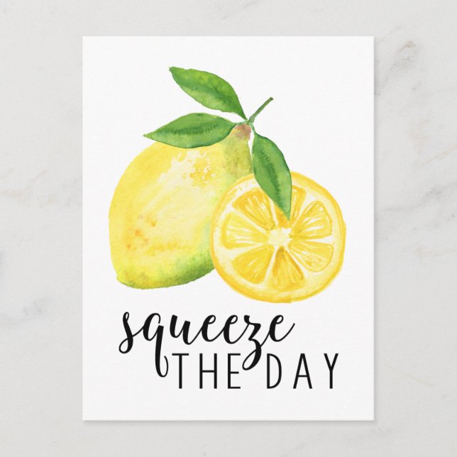 MODERN KITCHEN LEMON PUN POSTKARTE (Vorderseite)