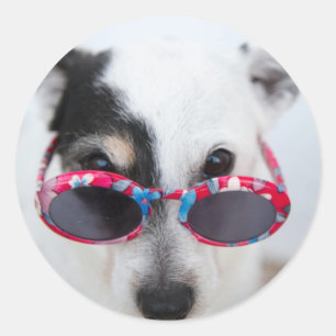 Modern kreieren Sie Ihr eigenes Foto Runder Aufkleber