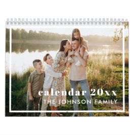 Modern kreieren Sie Ihr eigenes Personalisiertes 2 Kalender