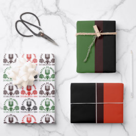 Modern Kwanzaa Geschenkpapier Set