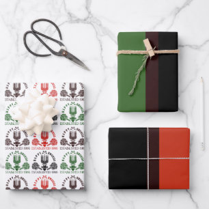 Modern Kwanzaa Geschenkpapier Set