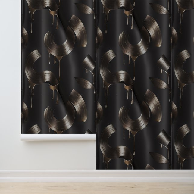 Modern Labyrinth No. 4 (Metallic) Luxury Tapete (Anwendung)