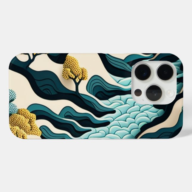Modern Landscape Case-Mate iPhone Hülle (Rückseite (Horizontal))