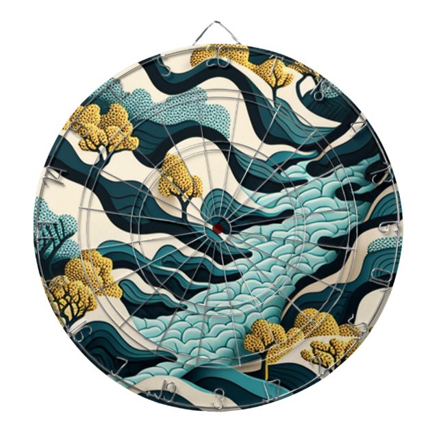 Modern Landscape Dartscheibe (vorne)