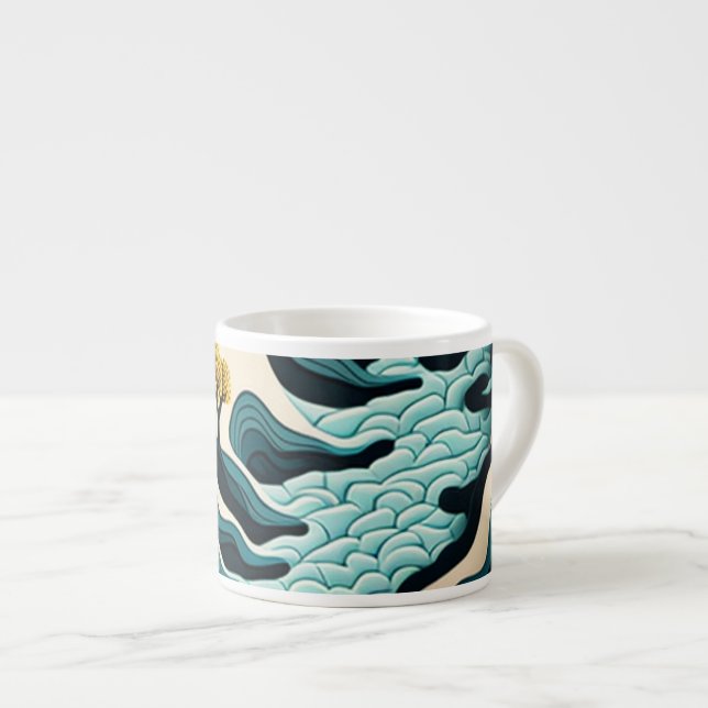 Modern Landscape Espressotasse (Vorderseite Rechts)