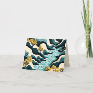 Modern Landscape Feiertagskarte