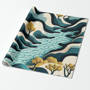 Modern Landscape Geschenkpapier