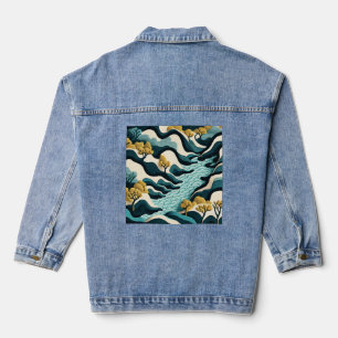 Modern Landscape Jeansjacke