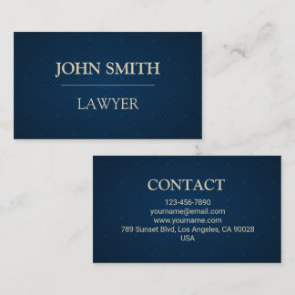 Modern Lawyer Business Card Visitenkarte