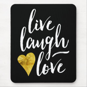 Modern leben Lachen-Liebe Mousepad